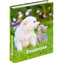 RNK Zeugnisringbuch Hund Katze A4 4 Ring-Mechanik, 1 Stück