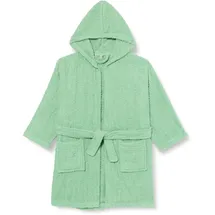 Playshoes Unisex Kinder Frottee-Bademantel Morgenmantel, Mint, 122/128