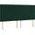 vidaXL Boxspringbett 180 x 200 cm Dunkelgrün
