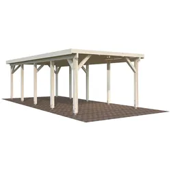 Einzelcarport PALMAKO "Karl", beige (natur), Carports