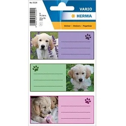 HERMA Schuletiketten 5529 Hunde, 9 Etiketten