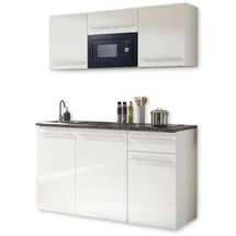 BASIC by Balculina Küchenzeile Jazz 160 cm weiß