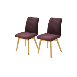 Woodford 2er Set Polsterstuhl im 2er Set Menda ¦ rot ¦ Maße (cm): B: 47 H: 88 T: 69.0
