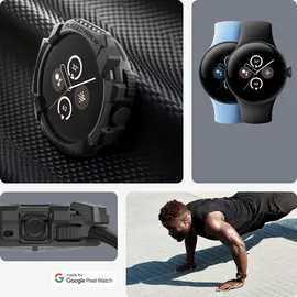 SPIGEN Rugged Armor matte black / Google Pixel Watch 3/2/1 (41mm)