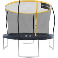 SportPlus Trampolin Outdoor 305 cm & 366 cm, mit Außenstangen, Innennetz & Randabdeckung, stabile Rahmenkonstruktion, Gartentrampolin für Kinder & Erwachsene – Trampolin XXL