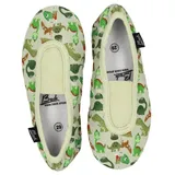 Beck Schläppchen Funny Dinos mit Ristgummi Gymnastikschuh mit Ristgummi beige 31 EU