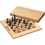 Philos 2742 - Schachkassette, Feld 19mm, Mini-Steckspiel, klappbar
