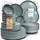 PURE LIVING INTERIOR DESIGN Rustic Tafelservice 24-tlg. 6 Personen rauchblau