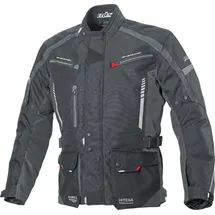 BÜSE Torino II Motorrad Textiljacke, schwarz/dunkelgrau, 5XL