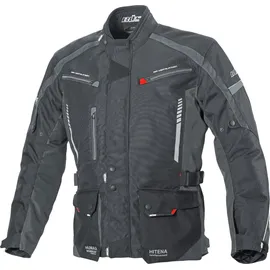 BÜSE Torino II Motorrad Textiljacke, schwarz/dunkelgrau, 5XL