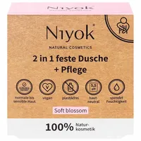 Niyok Feste Dusche + Pflege Soft blossom 80 g