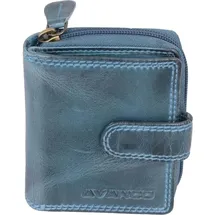 glücksnugget Geldbörse Damen blau