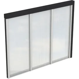 SKANHOLZ Seitenwände Polycarbonat für Terrassendach Wandanbau 0 x 0 cm anthrazit