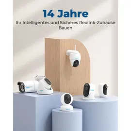 Reolink 6MP Überwachungskamera Aussen Akku mit 180° Paranoma, WLAN Kamera Outdoor mit 2,4&5GHz WiFi, KI-Erkennung, Bewegungsausgelöste