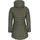 Dry Fashion Damen Polyurethan-Mantel Danzig gesteppt - Outdoor-Jacke wind- und wasserdicht in Oliv Größe 42 - Grün - 42