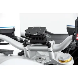 SW-Motech Navi-Halter Lenker - Schwarz. BMW- / Triumph-Modelle, Himalayan., schwarz