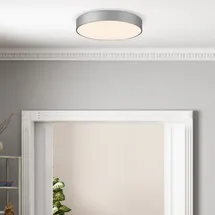Deko-Light Menkar 1 Deckenaufbauleuchte 90 W rund silber
