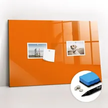Tulup Magnettafel 60 x 40 cm Orange