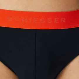 SCHIESSER Herren 3 Pack Slips Bio Baumwolle Multipack - 95/5 Organic, Sortiert 9_180193, 6