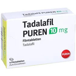 Tadalafil Puren 10 mg Filmtabletten 4 St