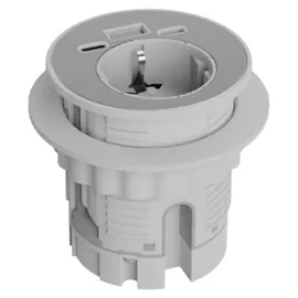 Kalb Material Für Möbel Einbausteckdose 1-fach 230V 16A Weiß