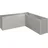 Belvedere Maxi L200 201 x 201 x 77 cm quarzgrau-metallic