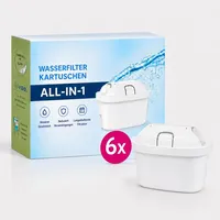 mutital Wasserfilterpatrone Weiß 6 St.