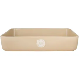 sallys Stoneware Ofenform - eckig - Ruby Rose - Groß