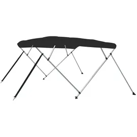vidaXL Sonnenschutz 4-Bow Bimini-Top 243 x 244 x 137 cm Schwarz