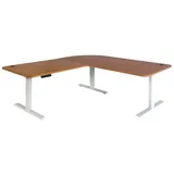 MCW Eckschreibtisch MCW-D40 Braun