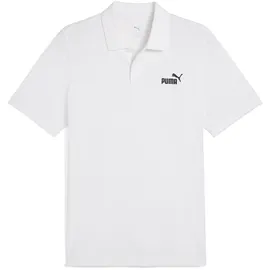 Puma Essentials No. 1 Logo Pique-Poloshirt Herren PUMA weiß S