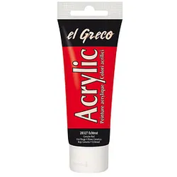 KREUL el Greco Acrylfarbe echtrot 75,0 ml