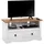 CARO-Möbel CAMPO TV-Lowboard 99x54 cm Braun/Weiß Holz