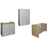 Mäusbacher Babyzimmer-Set Lilly 3tlg. Holzoptik Asteiche