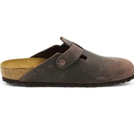 Birkenstock Boston Nubukleder geölt habana 41