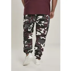 URBAN CLASSICS Cargo Joggers Bordeaux Camouflage 32