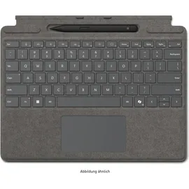 Microsoft Surface Pro Signature Keyboard für Microsoft Surface Pro 10/9/8/X Grau