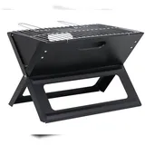Gravidus Holzkohlegrill schwarz