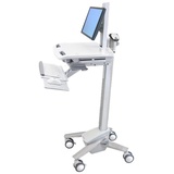 Ergotron Cart with LCD Pivot, SV40 - Wagen - für Notebook / PC-Ausrüstung - Kunststoff, Aluminium, verzinker Stahl - Grau, weiß, Polished Aluminum