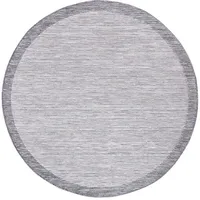 Carpet City Outdoorteppich grau, H:5mm Ø:200cm, Polypropylen, Teppiche Outdoorteppich,