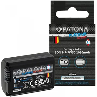 PATONA Platinum Akku mit USB-C Input Sony NP-FW50