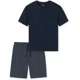 SCHIESSER Shorty Blau 58 (XXXL)