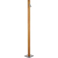 Herzblut LED-Stehleuchte Leonora, Holz, Leselicht, dimmbar