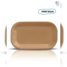 Blanc HYGIENIC Pappschalen groß 1.000 Stk, to go, take away, biologisch abbaubar, nachhaltig, kunststofffrei