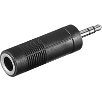 Goobay Audioadapter 3,5mm-Klinken-Stecker stereo / 6,3mm-Klinken-Kupplung stereo (11101)