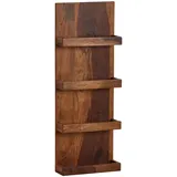 KADIMA DESIGN Wandregal 30 x 80 x 10 cm Braun