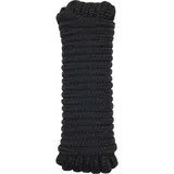 vidaXL Bootsseil 6 m Schwarz Polyester
