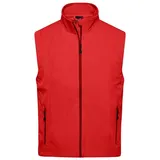 James & Nicholson Softshellweste rot, Gr. 3XL"