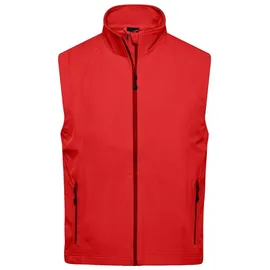 James & Nicholson Softshellweste rot, Gr. 3XL"