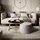 lookway LORI Grau Metall 70 x 49 cm